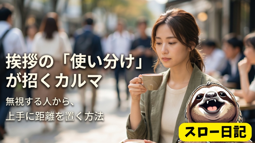 【因果応報】人を選んで挨拶する人の末路とは?無視する人への賢い距離の置き方