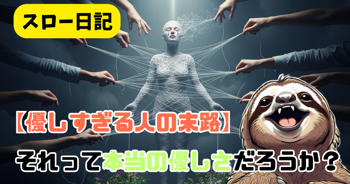 優しすぎる人の末路は「都合のいい人」：搾取されずに自分を守る心理学と哲学