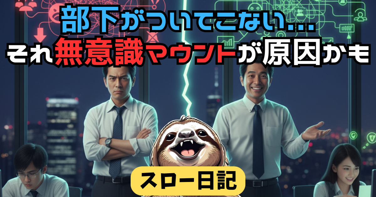 気づかないうちにマウントしてない？部下がついてこない上司の特徴と即効改善法