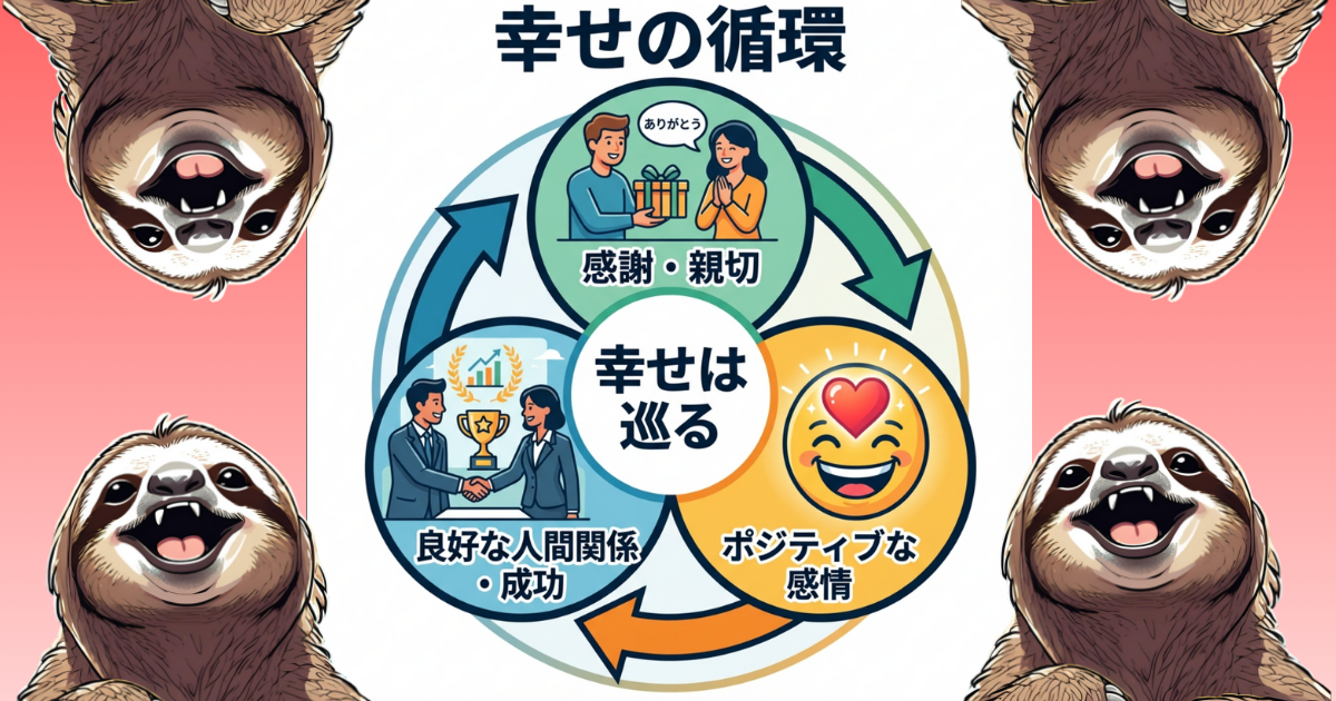 幸せの循環のわかりやすい図