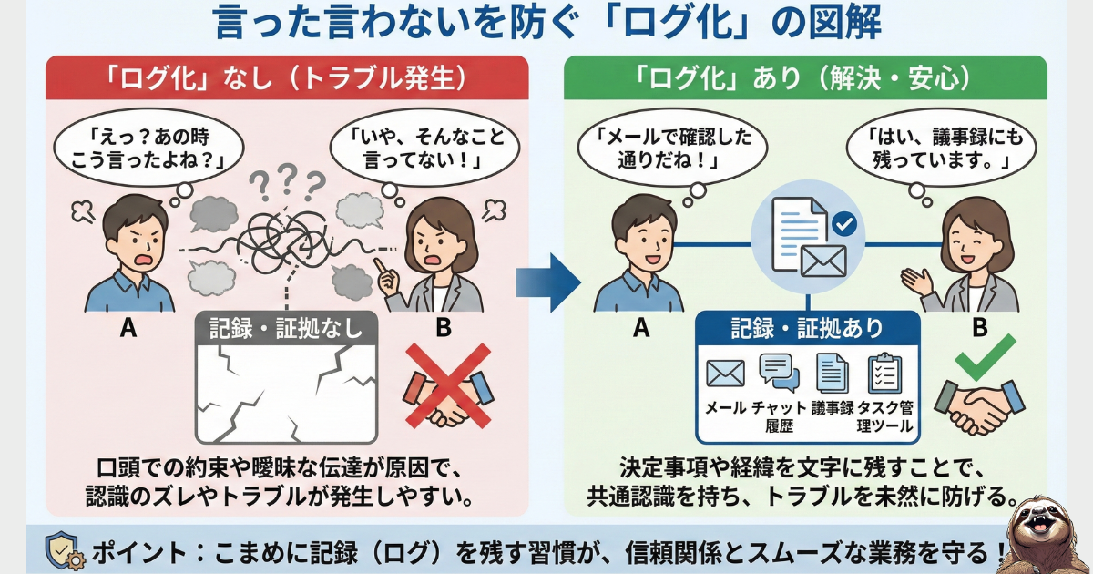 ログ化のわかりやすい図