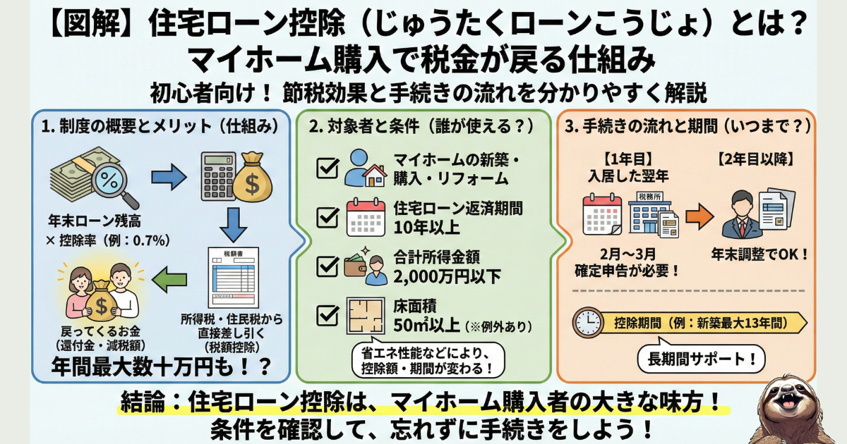 住宅ローン控除のわかりやすい図