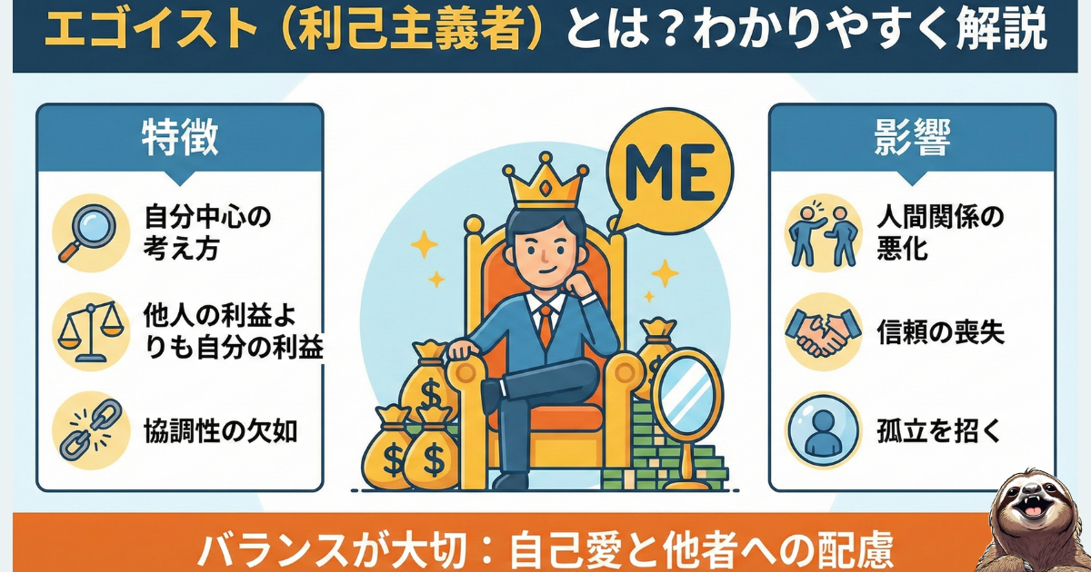 エゴイストのわかりやすい図